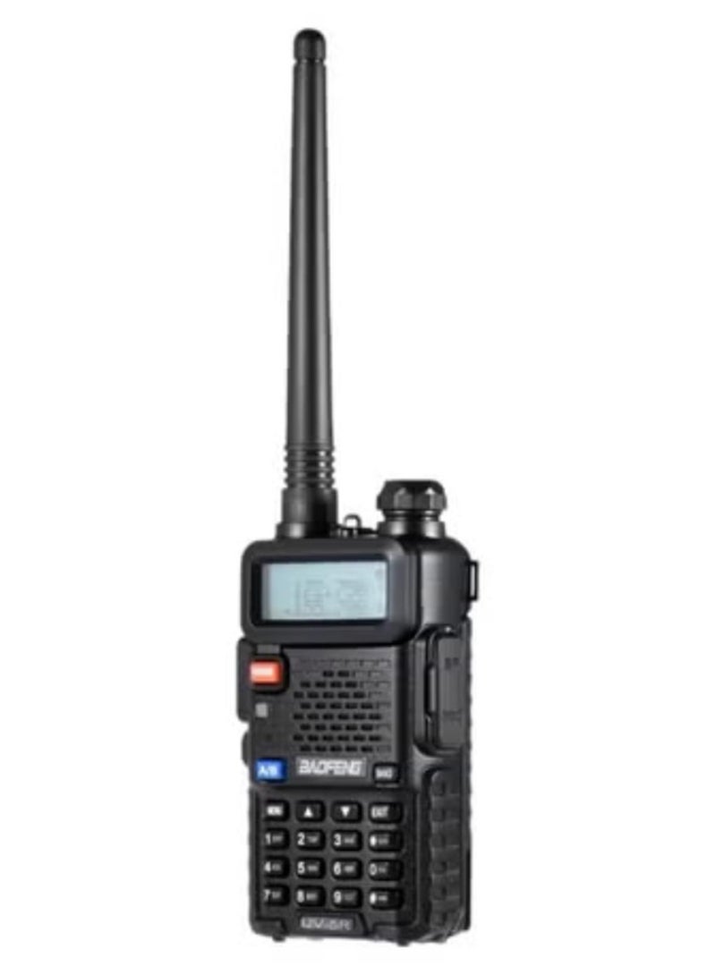 راديو FM عالي القدرة 5 واط مع 128 قناة باللون الأسود - Image 1