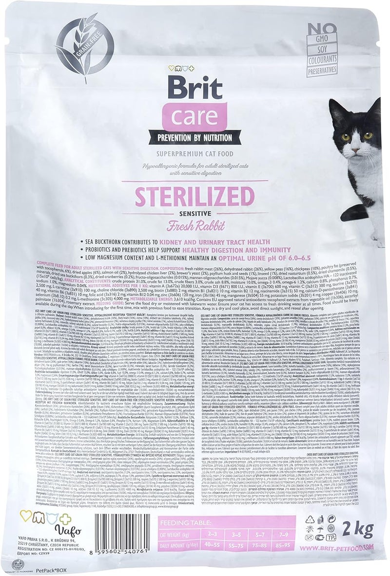Brit Care Cat Grain-free Sterilized Sensitive, 2 kg - Image 2