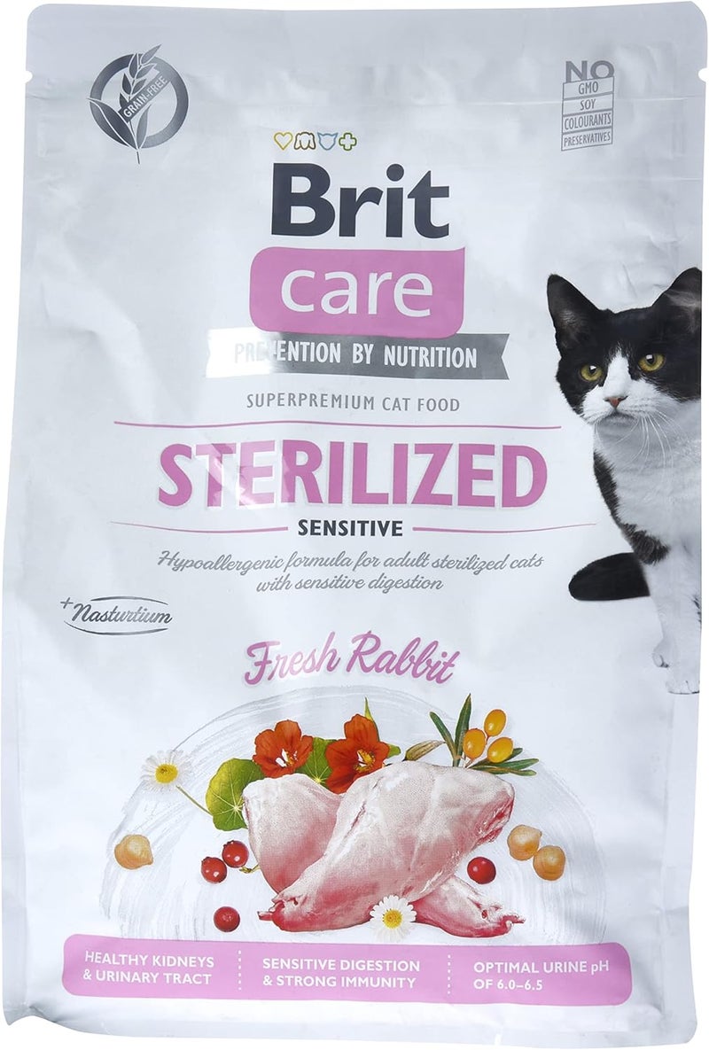 Brit Care Cat Grain-free Sterilized Sensitive, 2 kg - Image 1