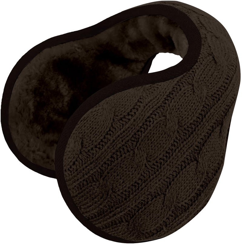 NORTHWIND Winter ear muffs for men, ear muffs for women, ear cover for winter Behind The Head Style Winter Earmuffs for Men & Women Adjustable (BROWN) - Image 1
