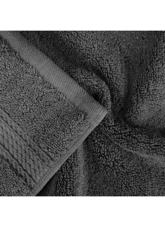 Superior Egyptian Cotton 800 GSM Towel Set, Includes 2 Bath Towels, 2 Hand Towels, 2 Face Towels, Luxury Plush Bathroom Essentials, Ultra Thick, Spa, Shower, Guest Bath, Apartment, Home, Charcoal  - Image 4