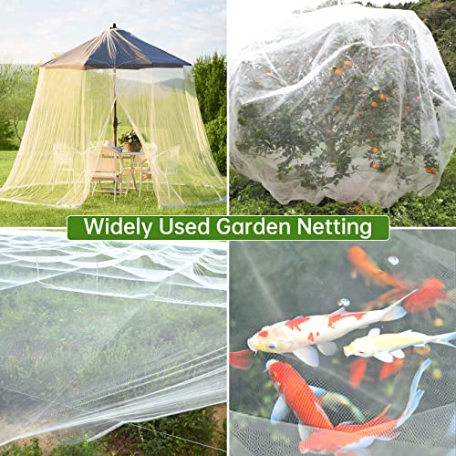 HENAYUK Garden Netting 10x33FT 2 Pack Ultra Fine Mesh, Insect Barrier Bird Netting for Garden Protection, Insect Bug Netting Garden Net for Protecting Plants Vegetables Flowers Fruits - Image 5