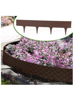 GardenPlast® Stone Palisade Dark Brown 3.16m - Lawn Edge Garden Palisade Palisade Flower Bed Stone Look - pzsku/Z65578B7D7B321E7170B8Z/45/_/1712807316/ca8f020e-39f7-44d0-a233-b0a0168fba0b