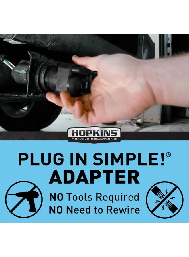 Hopkins Towing Solutions 47565 Round Adapter