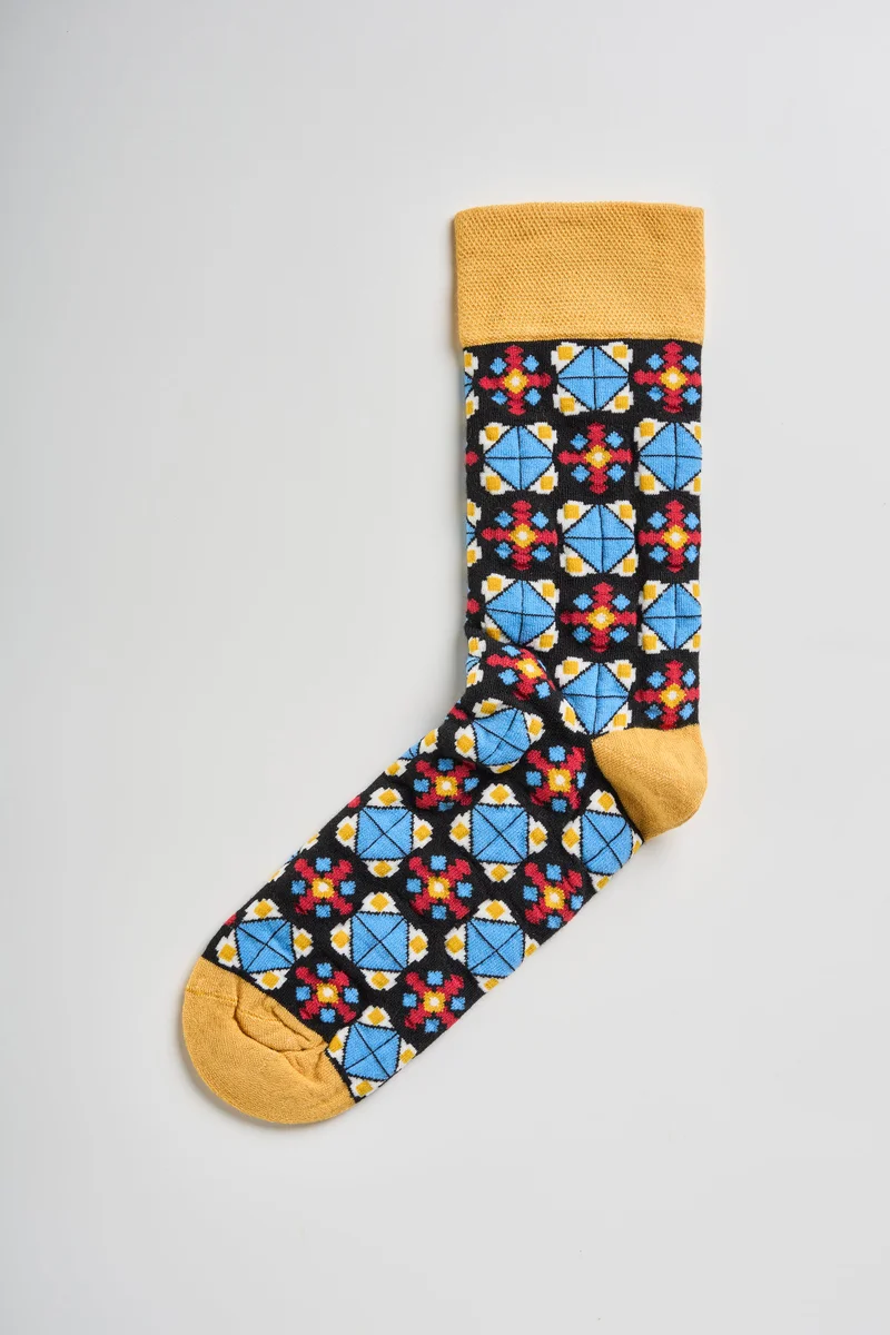 اف ان ال Black Tiles Socks