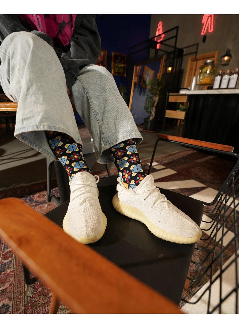 اف ان ال Black Tiles Socks