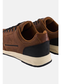RBX Men Lace Up Outdoor Shoes, Brown Combo  - Image 2