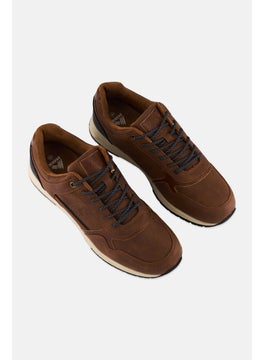 RBX Men Lace Up Outdoor Shoes, Brown Combo  - Image 4