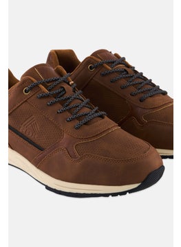RBX Men Lace Up Outdoor Shoes, Brown Combo  - Image 3