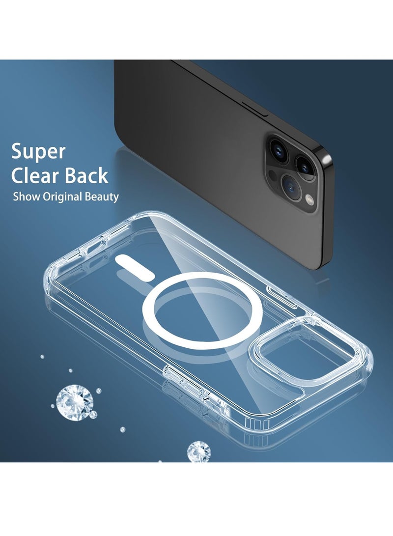 ELTRAZONE iPhone 15 Pro Max Magnetic Case【5 in 1】2X Screen Protectors +2X Camera Lens Protector Military Protection Anti-Yellow Shockproof, Slim Magnetic Cover Compatible with iPhone 15 Pro Max 6.7 inch - Image 3