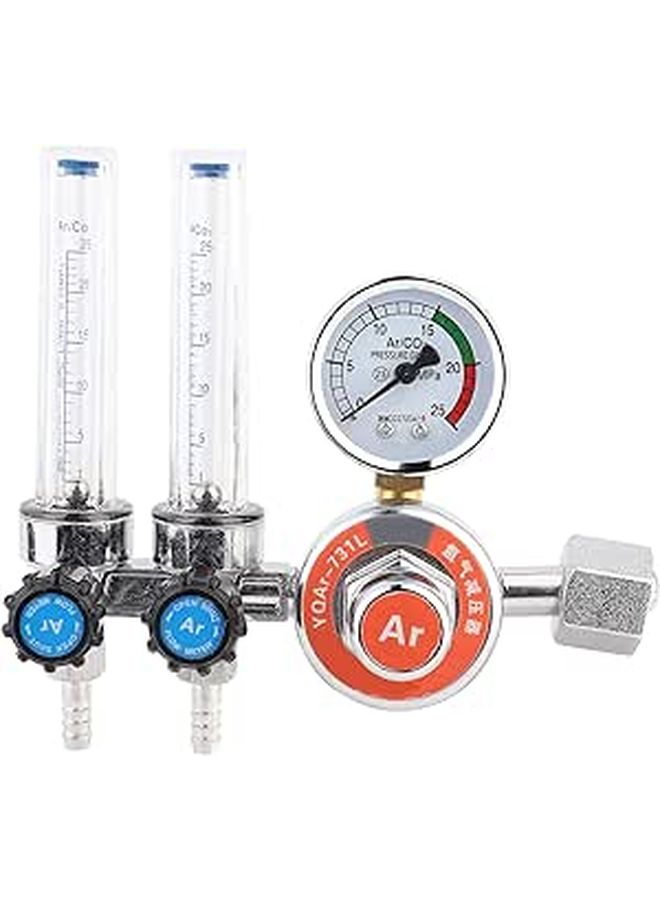 Argon Flow Meter Welding Pressure Regulator G5 8in Female Thread 0 25MPa Gauge - Image 1