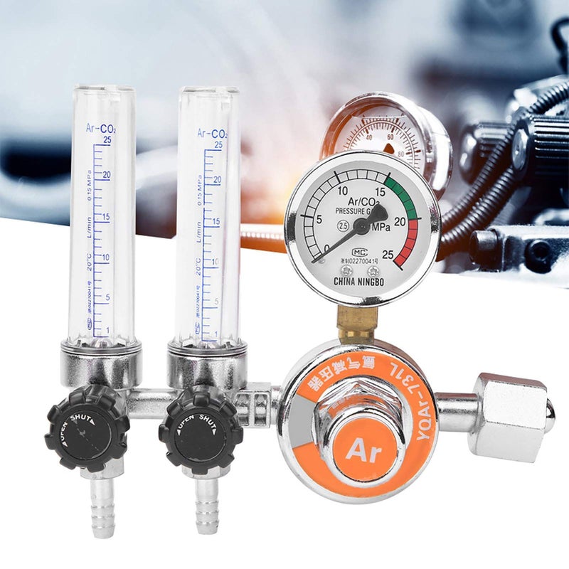 Argon Flow Meter Welding Pressure Regulator G5 8in Female Thread 0 25MPa Gauge - Image 3