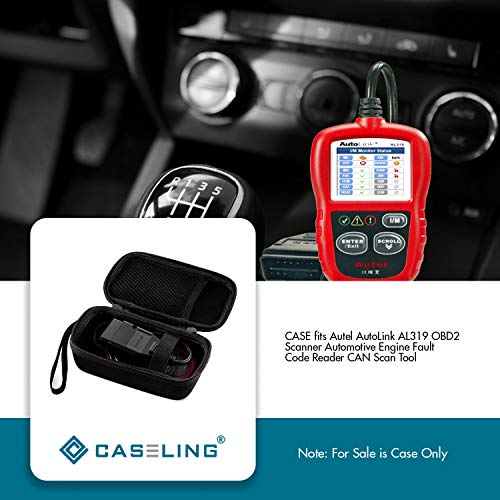 Caseling Hard Case- 6.5" Multi-Purpose Electronics Case for Travel- fits Autel AutoLink AL329 / AL319 Car Code Reader Scan Tool - EVA Protection Hard Shell Holder for Storage and Travel - Image 3