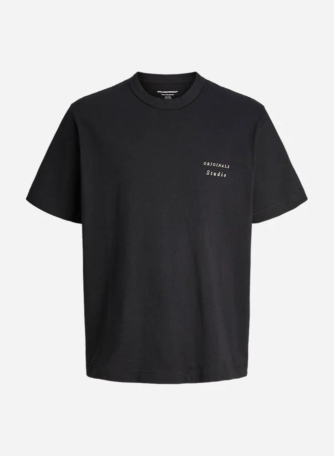 جاك اند جونز تيشيرت بياقة دائرية