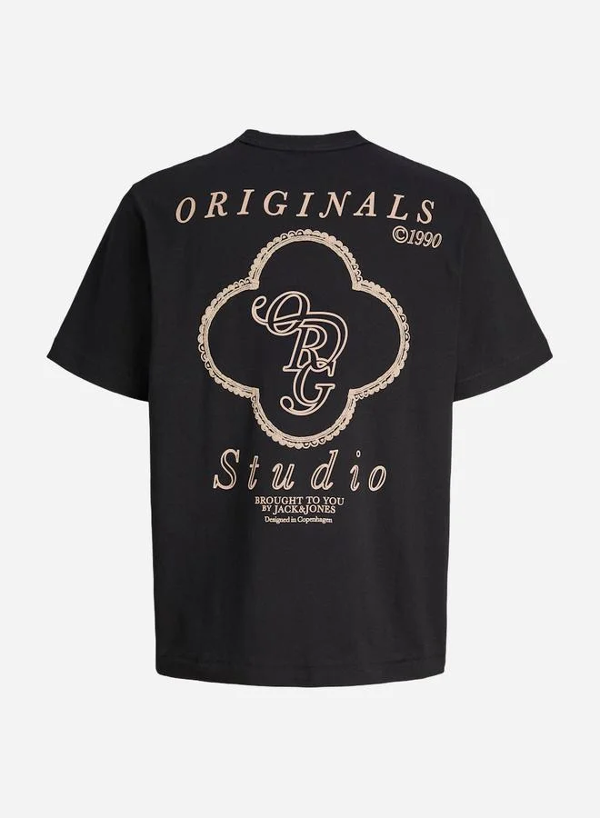 جاك اند جونز تيشيرت بياقة دائرية