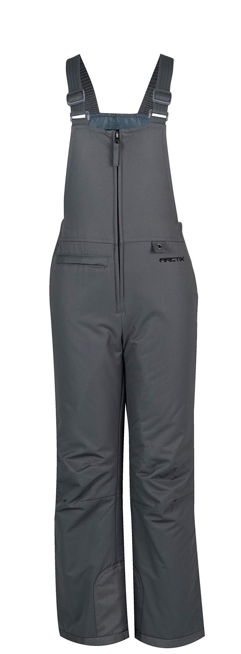 Arctix Kids Insulated Snow Bib Overalls, Charcoal, Small - Image 2