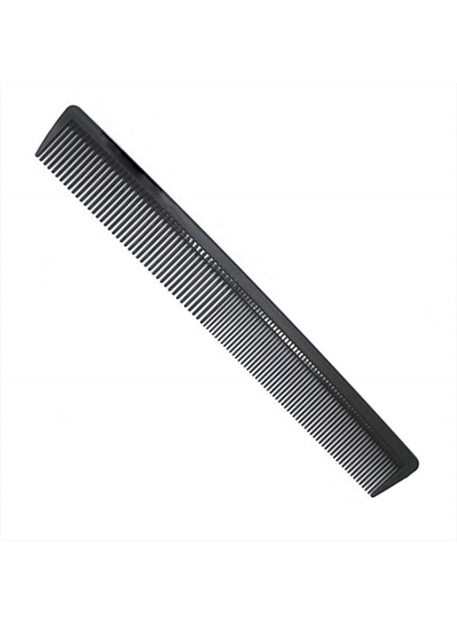 AFT90 Carbon Fiber Cutting Comb, Professional 8.15” Styling Comb, Hairdressing Comb For All Hair Types, Fine and Wide Tooth Hair Barber Comb - Image 1
