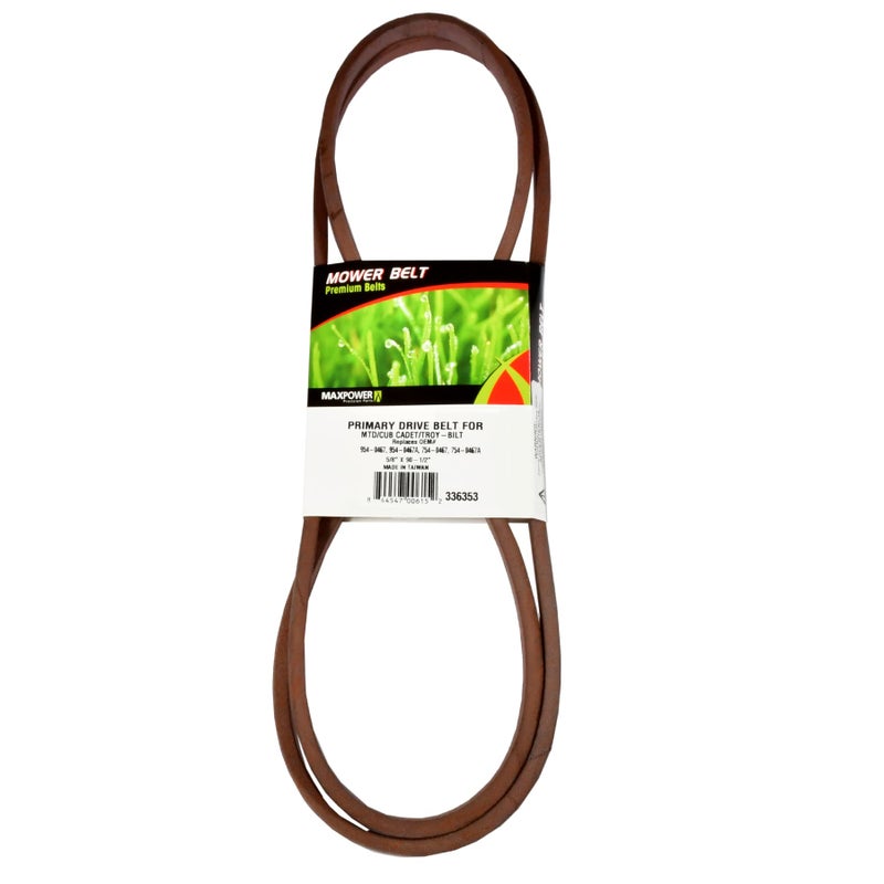 Maxpower 336353B Primary Drive Belt for MTD 754-0467, 954-0467