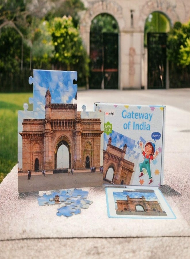 Mittimate 36-Piece Gateway of India Jigsaw Puzzle for Kids 4+ | Enhances Imagination, Coordination, and Patience for Focus and Memory Development - Image 3