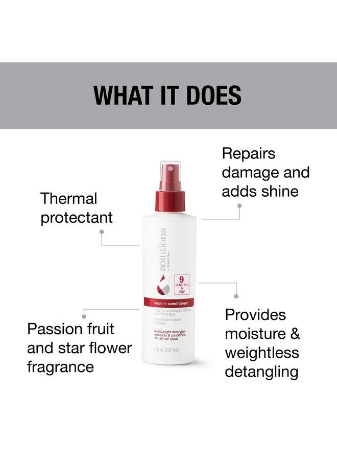 GREAT CLIPS - Solutions Nourishing Leavein Conditioner | 8Oz Spray | Detangles And Hydrates Hair - Image 1