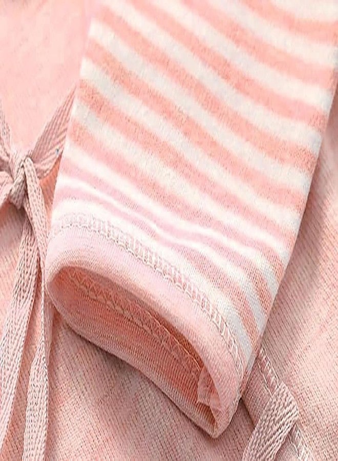 Billiondesigner Presents New Born Baby Winter Wear Clothes 5Pcs Sets Cotton Boys & Girls Flannel Suit Infant Clothes Gift (0-3 Months, Orange) - Image 5