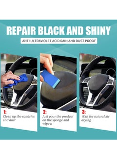 OUHOE Car Plastic Parts Refurbish Agent, Multipurpose Plastic Revitalizing Coating Agent, Durable Automotive Interior Cleaning Agent, Auto Polish And Repair Coating Renovator For Car Detailing, (50ml )  - Image 5
