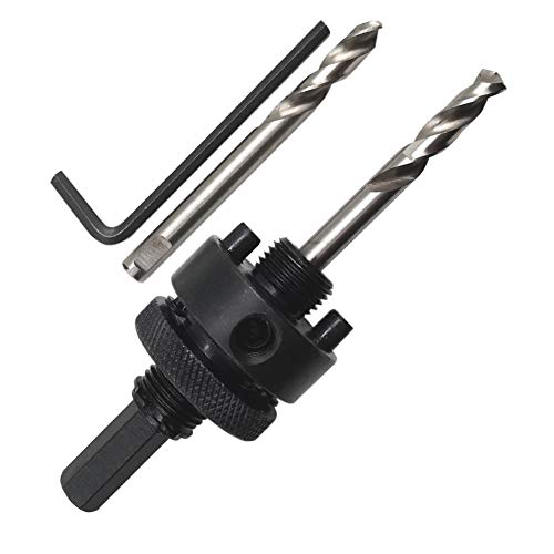 JIECHENG Bi-Metal Hole Saw Arbor Mandrel 3/8" Hex Shank with High Grade Pilot Drill bit - Image 1
