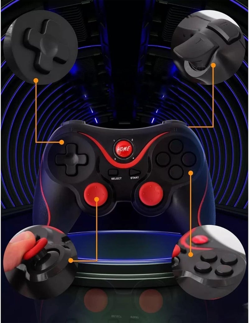 Sorandy Wireless Gaming Controller, PC Game Controller Gamepad, Bluetooth Game Joystick Compatible with Android Mobile Phone TV CP VR, BT Mobile Joypad Plug and Play - Image 4