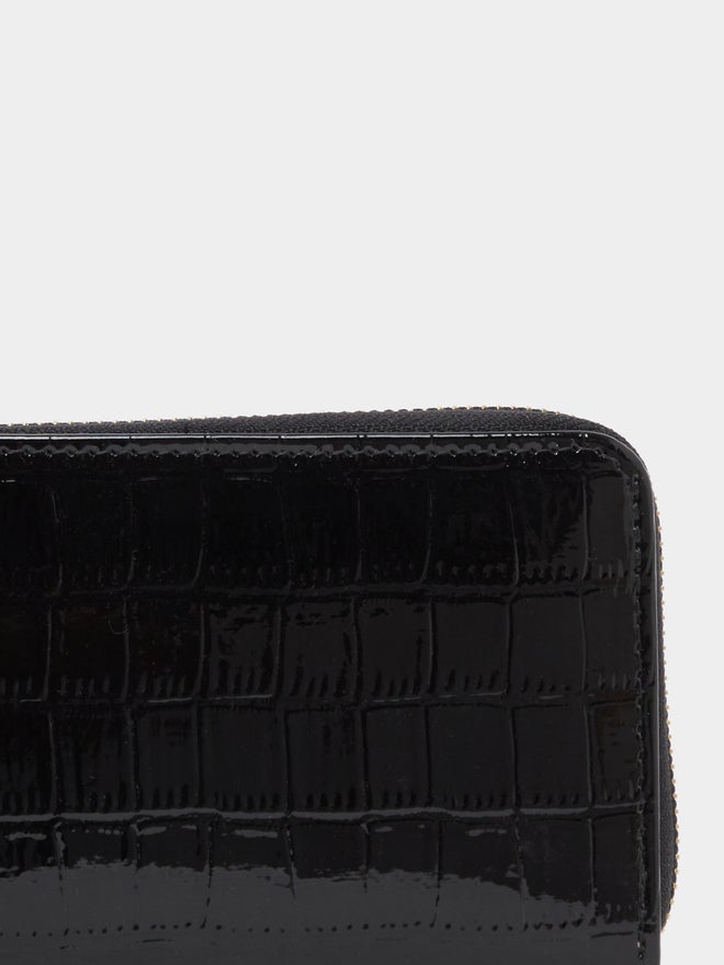 Styli Styli Croc-Textured Zip-Around Wallet  - Image 3