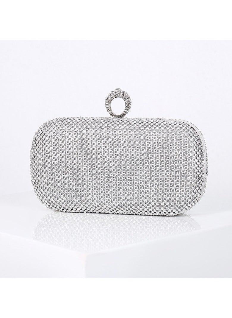 Miluraining - Women Clutch Bag Evening Bag Purse with rhinestone diamond decoration decoration Small Crossbody Bag Handbag Shoulder Bag Satchel Bags Suitable for Party Prom Wedding - Image 1