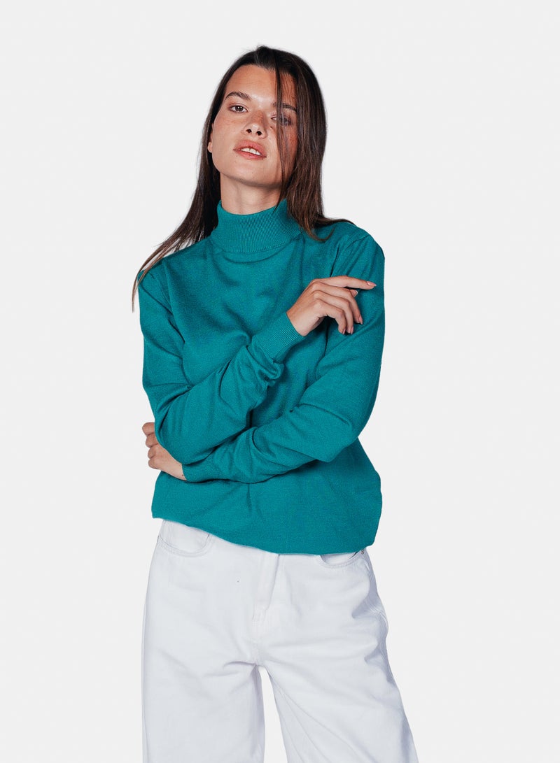Carina High-Neck Pullover - Image 1