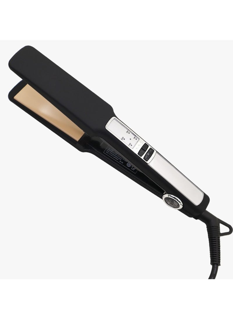 دينكس مكواة الشعر (Dx1352) 220 فولت بطلاء مطاطي اسود - Image 1