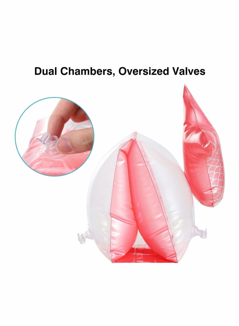 Excefore Inflatable Swim Floater Sleeves, Cartoon Swimiming Armbands Floaties Water Wings Floatation Sleeves for Toddler Boys Girls, Pool Water Sports Learning Swim Training Aids - Image 5