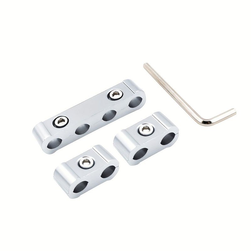 Black Spark Plug Wire Separators Set With Fixing Clip And Hex Wrench For 8mm 9mm 10mm Wires - Image 2