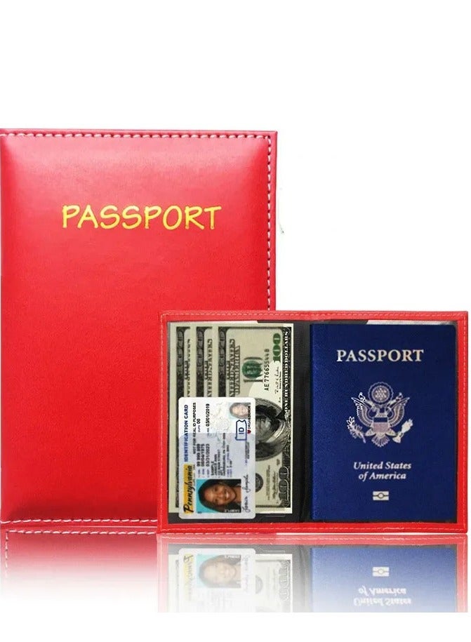New Fashion Unisex Passport Holder Large Capacity ID Storage Bag Multifunctional Passport Holder with Card Slot