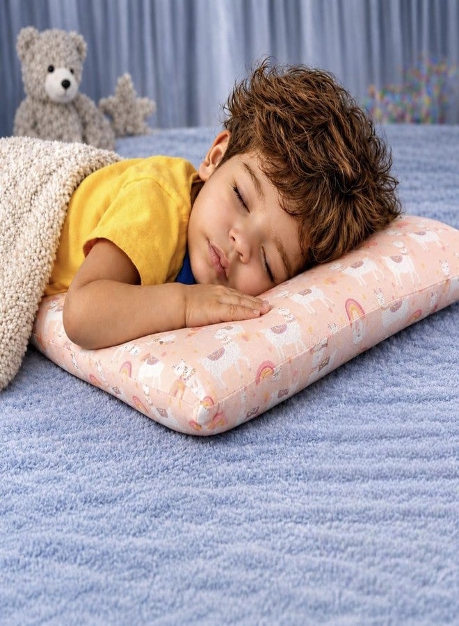 Ok Orka Kids ORKAKIDS Luxury Orthopedic Memory Foam Kids Pillow for 3–10 Years | 3D Ergonomic Neck Support | Pressure Relief | Anti-Flat Head | Ultra Soft Breathable Comfort Cute Llama Theme
