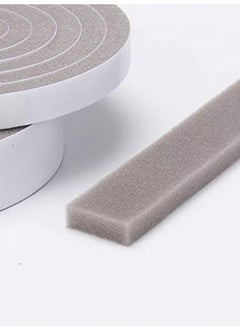 Alissa 6 Pcs Long Door Window Sealing Strip Wood Door Seam Soundproof Window Windproof Self Sticking Strip 3cm Wide 1cm Thick 2 Meter  - Image 2