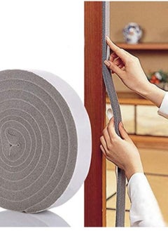 Alissa 6 Pcs Long Door Window Sealing Strip Wood Door Seam Soundproof Window Windproof Self Sticking Strip 3cm Wide 1cm Thick 2 Meter  - Image 5