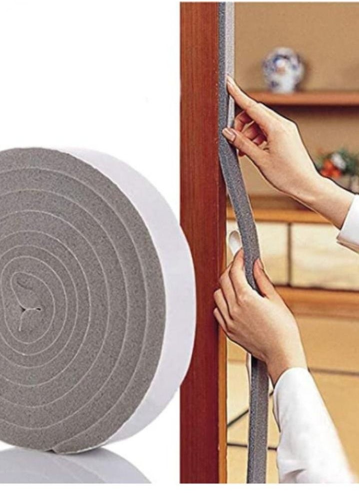 Alissa 6 Pcs Long Door Window Sealing Strip Wood Door Seam Soundproof Window Windproof Self Sticking Strip 3cm Wide 1cm Thick 2 Meter  - Image 5