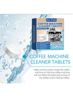 JUE-FISH 20pcs Espresso Machine Cleaning Tablets and Automatic Coffee Maker Cleaner Descaler Coffee Grinder Descaling Solution  - Image 5