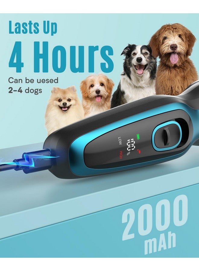 oneisall Dog Clippers for Grooming for Thick Coats with Detachable Stainless Steel Blade Cordless Waterproof Rechargeable Dog Grooming Kit for Body DTJ001 - Image 4