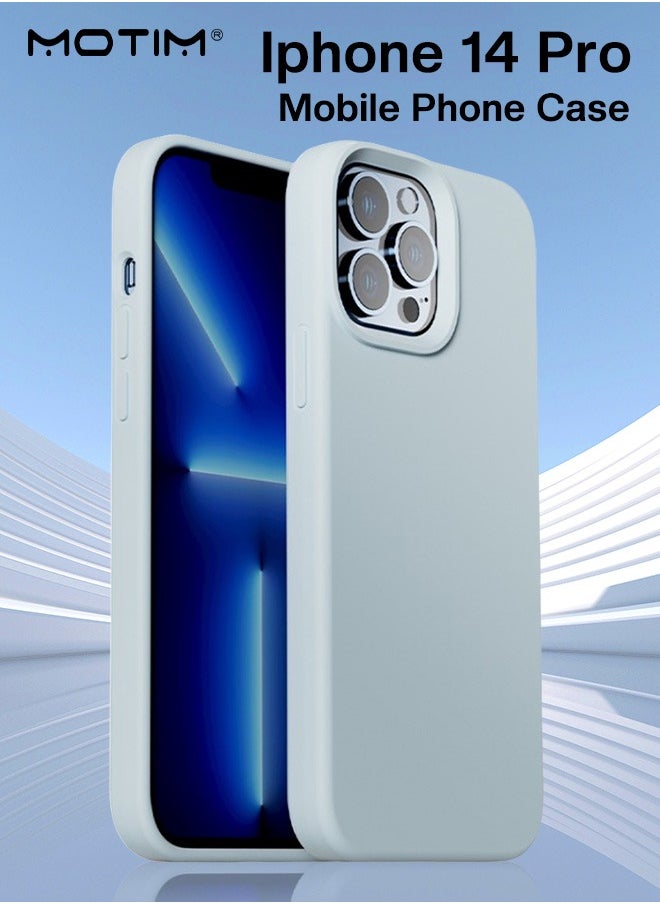 Motim - iPhone 14 Pro/14 Pro Max Case Liquid Silicone With Soft Lining Full-Body Protection Cover Slim Shockproof Anti-Scratch Phone Case - Image 1