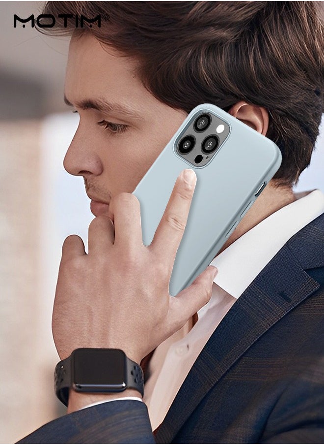 Motim - iPhone 14 Pro/14 Pro Max Case Liquid Silicone With Soft Lining Full-Body Protection Cover Slim Shockproof Anti-Scratch Phone Case - Image 1