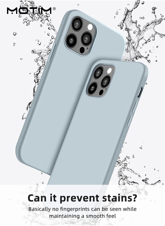 Motim - iPhone 14 Pro/14 Pro Max Case Liquid Silicone With Soft Lining Full-Body Protection Cover Slim Shockproof Anti-Scratch Phone Case - Image 1