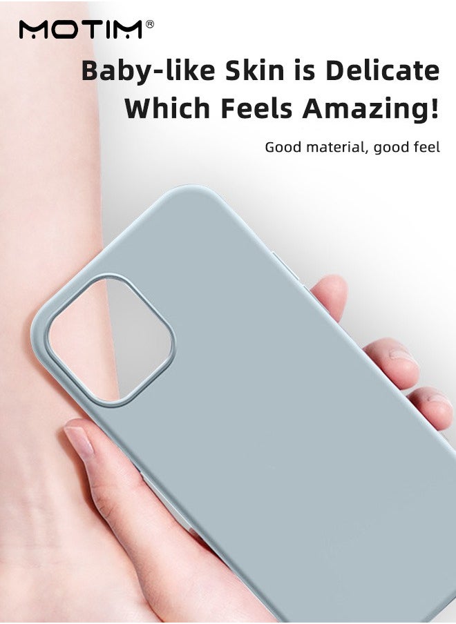 Motim - iPhone 14 Pro/14 Pro Max Case Liquid Silicone With Soft Lining Full-Body Protection Cover Slim Shockproof Anti-Scratch Phone Case - Image 1