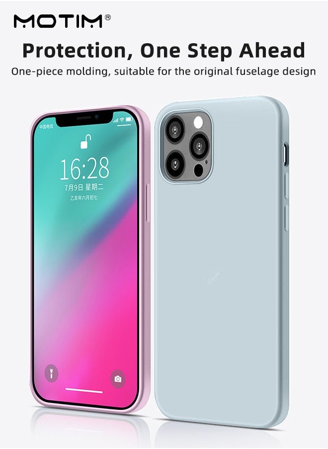 Motim - iPhone 14 Pro/14 Pro Max Case Liquid Silicone With Soft Lining Full-Body Protection Cover Slim Shockproof Anti-Scratch Phone Case - Image 1