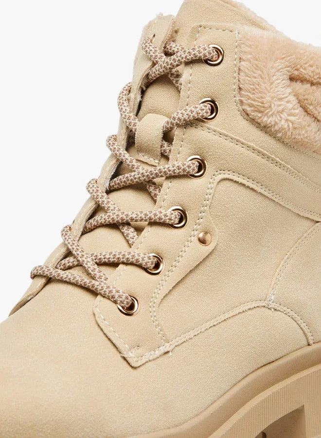 فلورا بيلا من شو إكسبرس أحذية الكاحل جلدية برباط مع شريط سحب