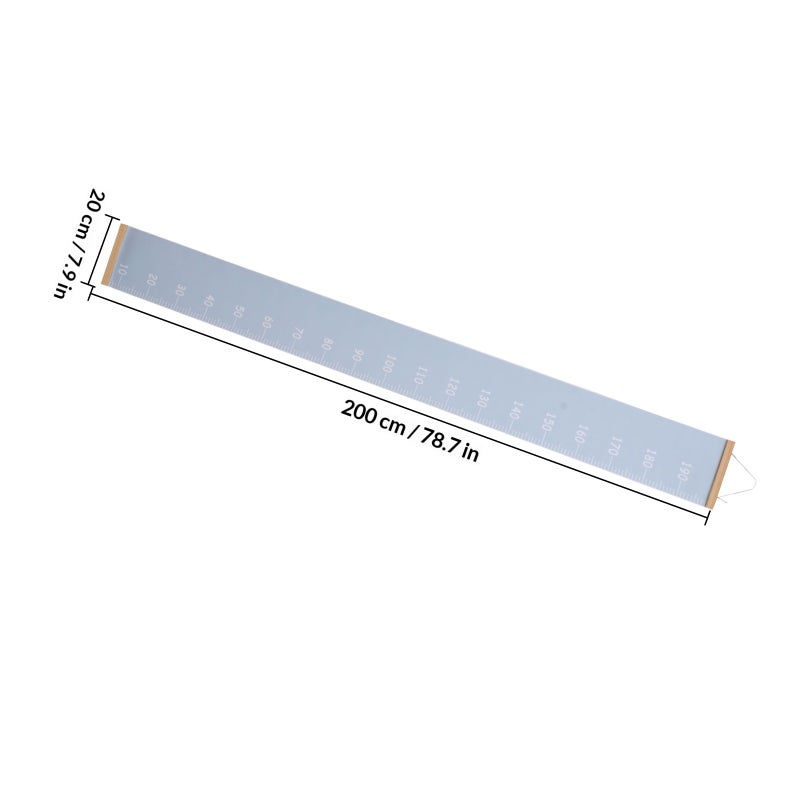 1pc Height Chart Pendant Decor Wall Pendant Home Kids Height Chart - Image 2
