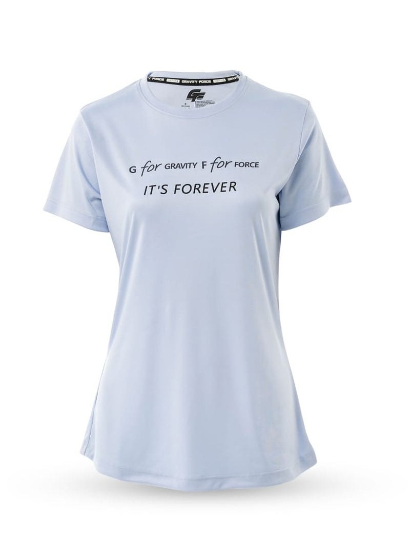گریوِٹی فورس تيشيرت جرافيتي فورس نسائي قطن بقصة واسعة – بياقة دائرية وأكمام قصيرة، ملابس كاجوال للاستخدام اليومي، خفيف الوزن وقابل للتنفس للرياضة - Image 1