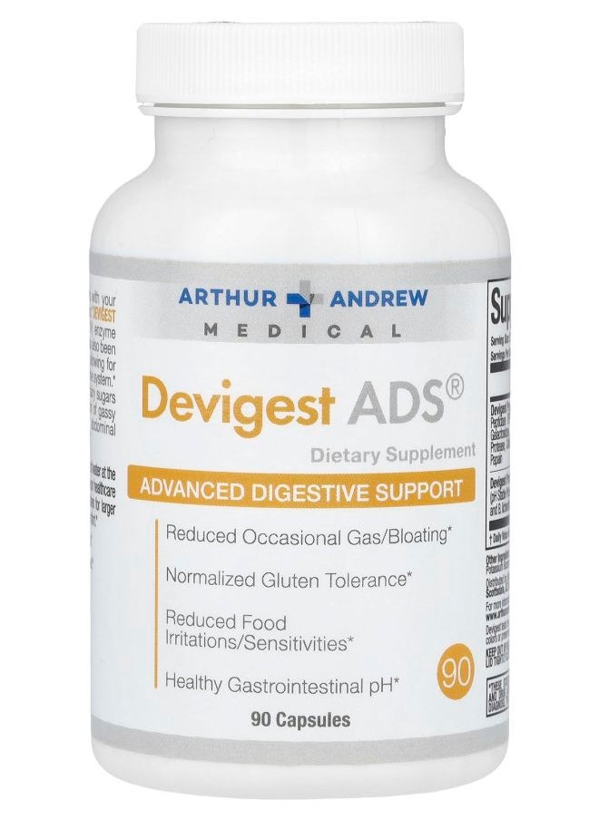 Arthur Andrew Medical - Devigest ADS Advanced Digestive Support  90 Capsules - Image 1